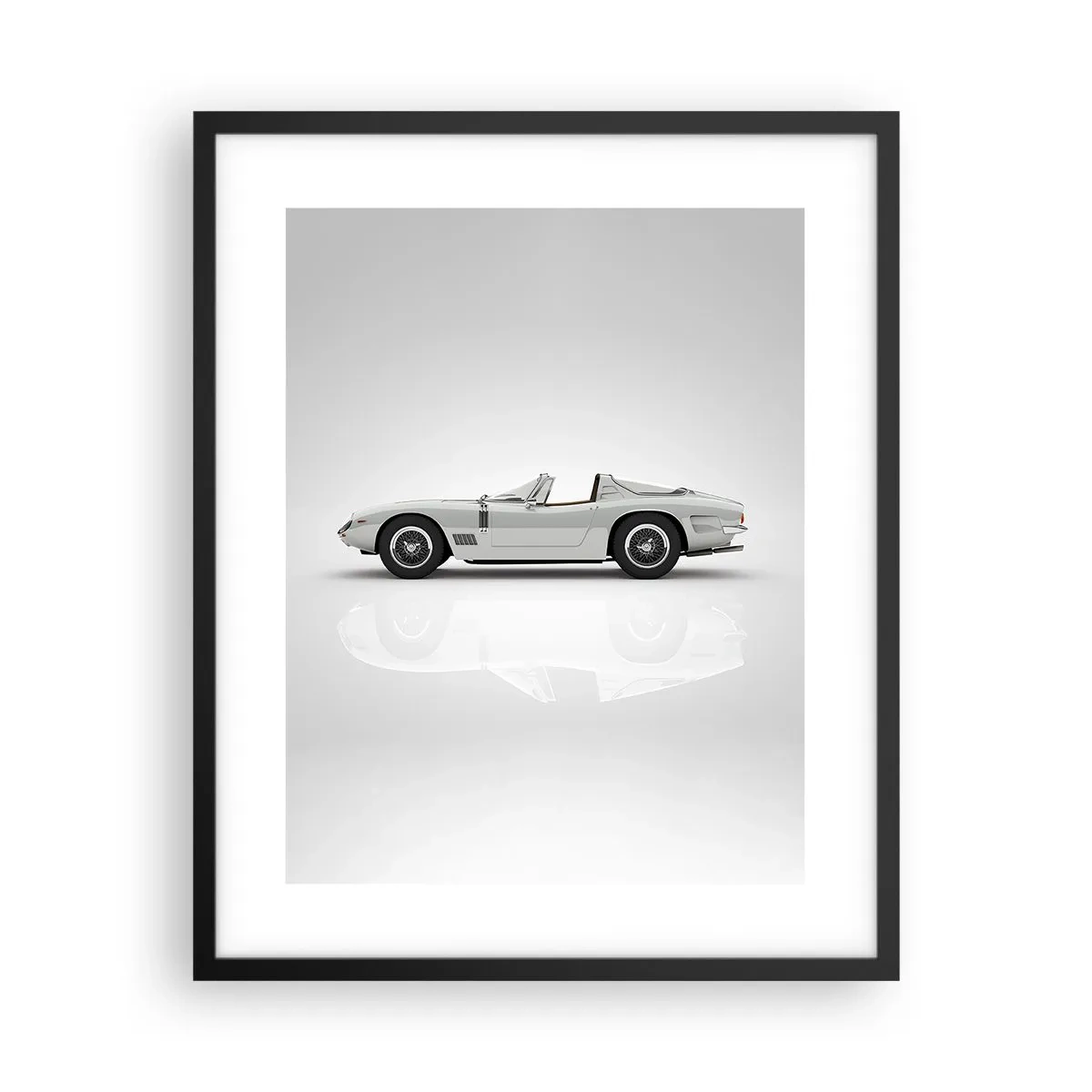 Poster in einem schwarzem Rahmen - Spaß versprochen - 40x50 cm