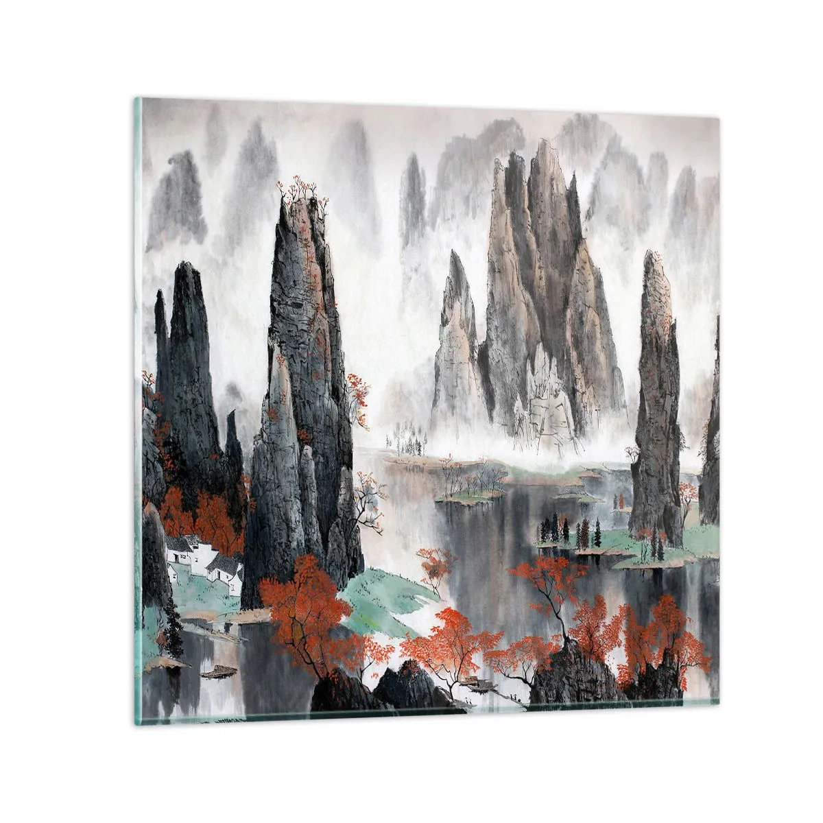 Glasbild - Bild auf glas - Mächtige Wächter - 70x70 cm