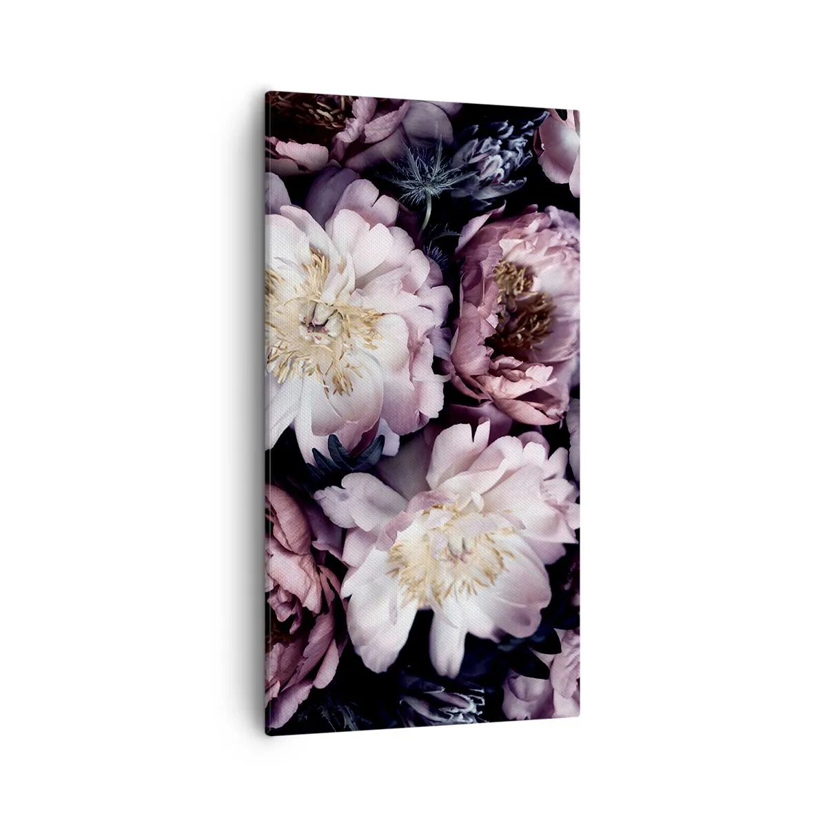 Bild auf Leinwand - Leinwandbild - Blumenstrauß im alten Stil - 55x100 cm