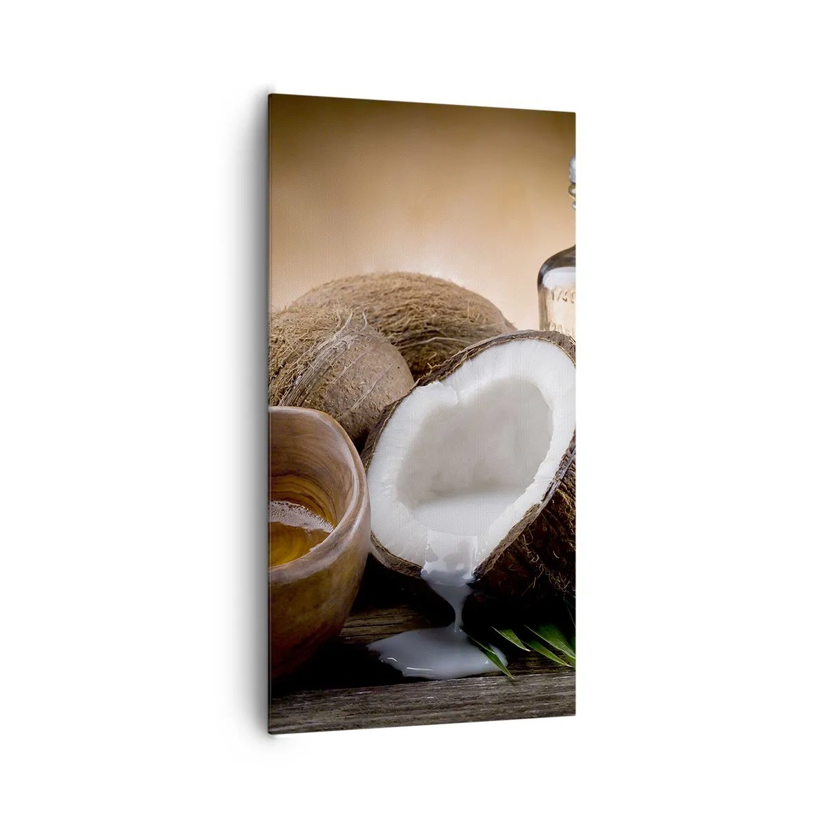 Bild auf Leinwand - Leinwandbild - Gesundheit von tropischen Inseln - 65x120 cm