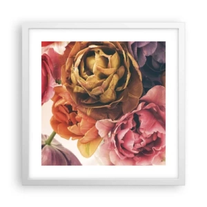 Poster in einem weißen Rahmen - Eine Feier des Lebens - 40x40 cm