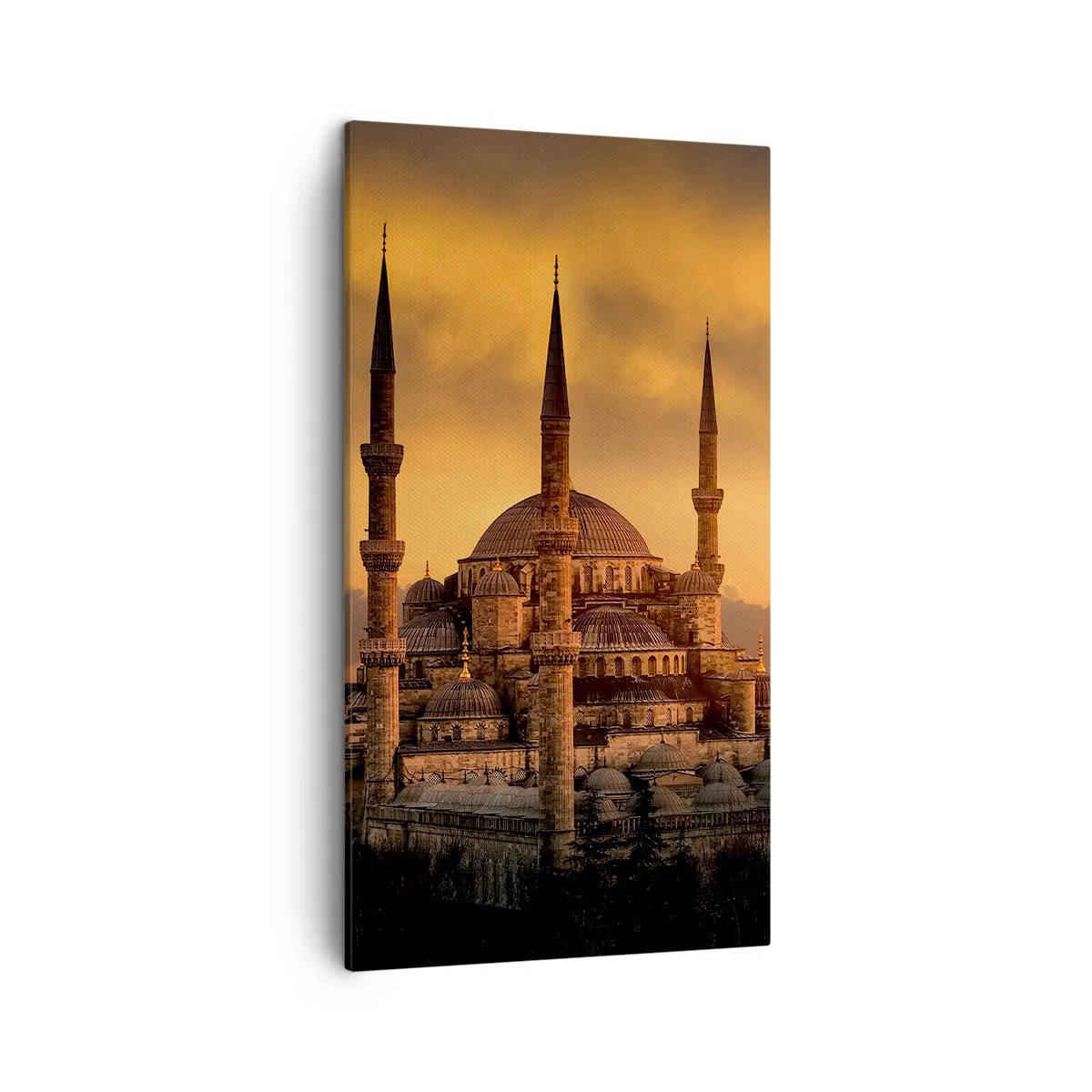 Bild auf Leinwand - Leinwandbild - Gott ist großartig - 45x80 cm