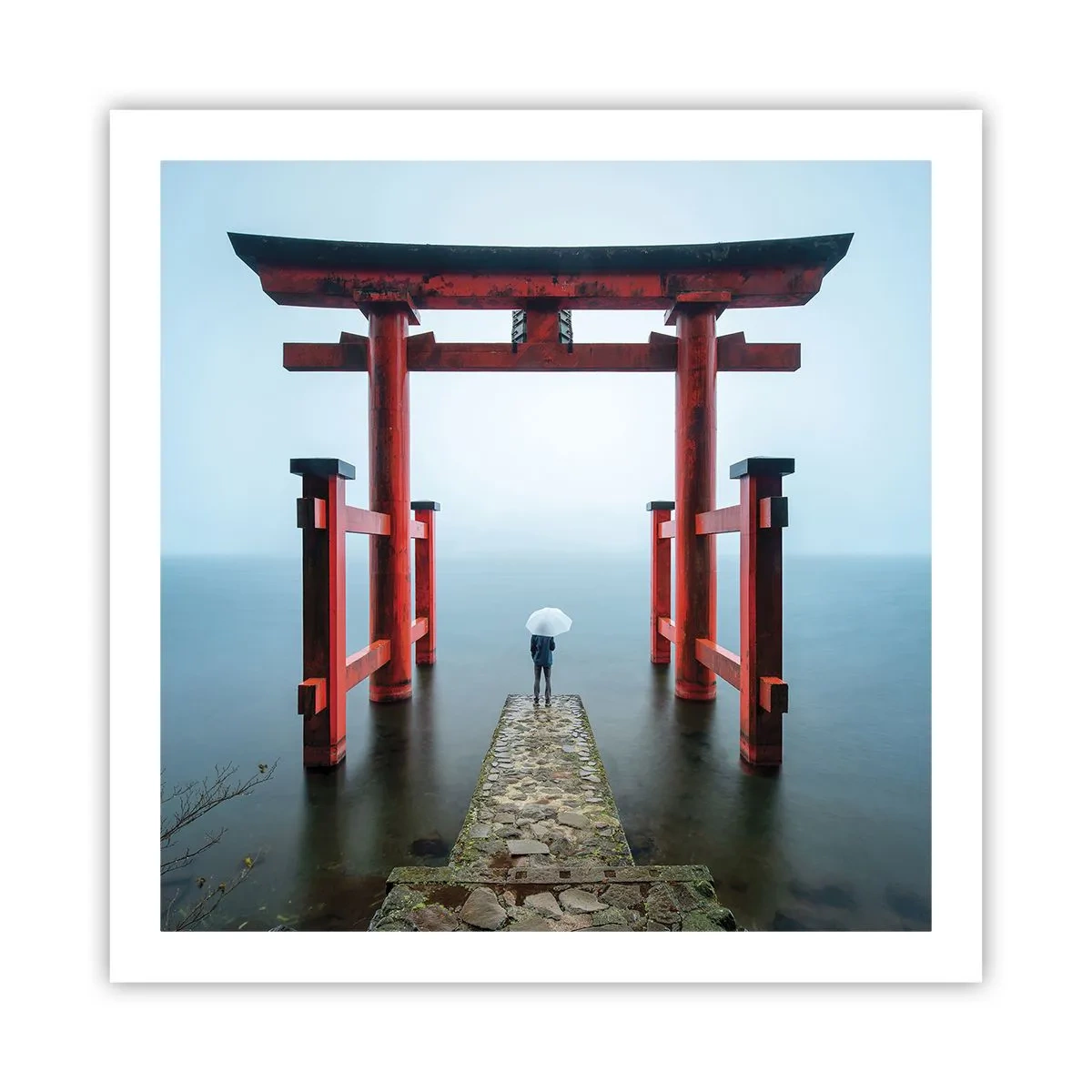 Poster - Japanische Träumerei - 60x60 cm