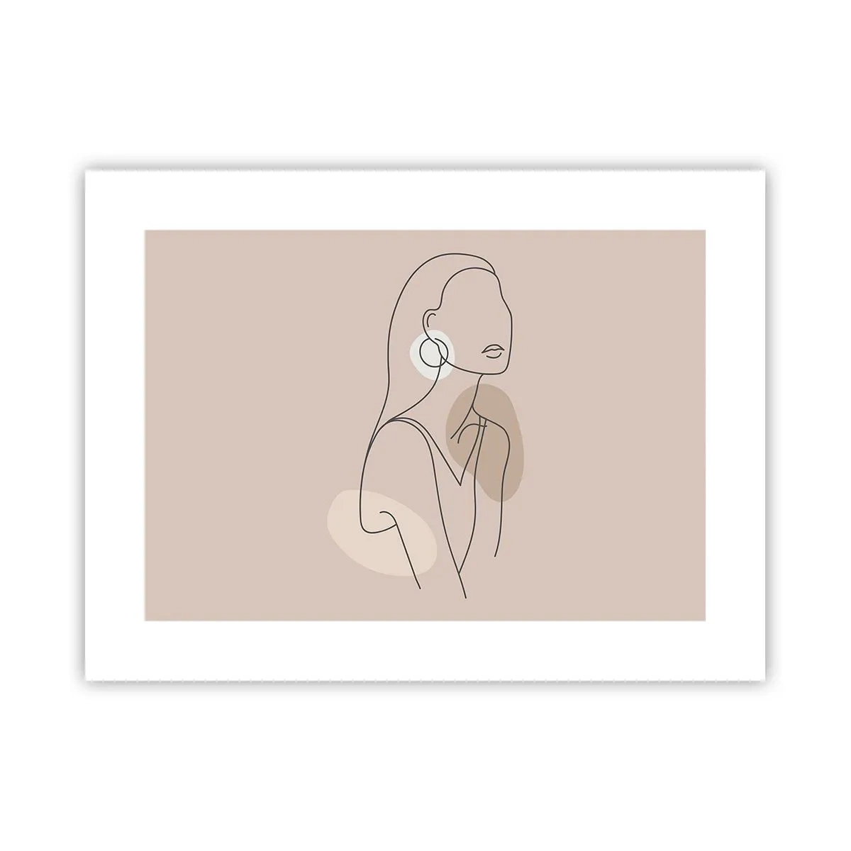 Poster - Mädchenhafte Ikone - 40x30 cm