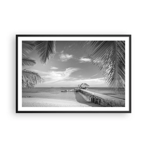 Poster in einem schwarzem Rahmen - Erinnerung oder Traum? - 91x61 cm