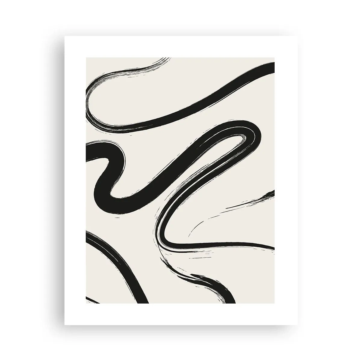 Poster - Schwarz-Weiß-Laune - 40x50 cm