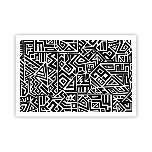 Poster - Präkolumbianische Komposition - 91x61 cm