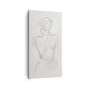 Bild auf Leinwand - Leinwandbild - Wie ein sensibles Instrument - 65x120 cm