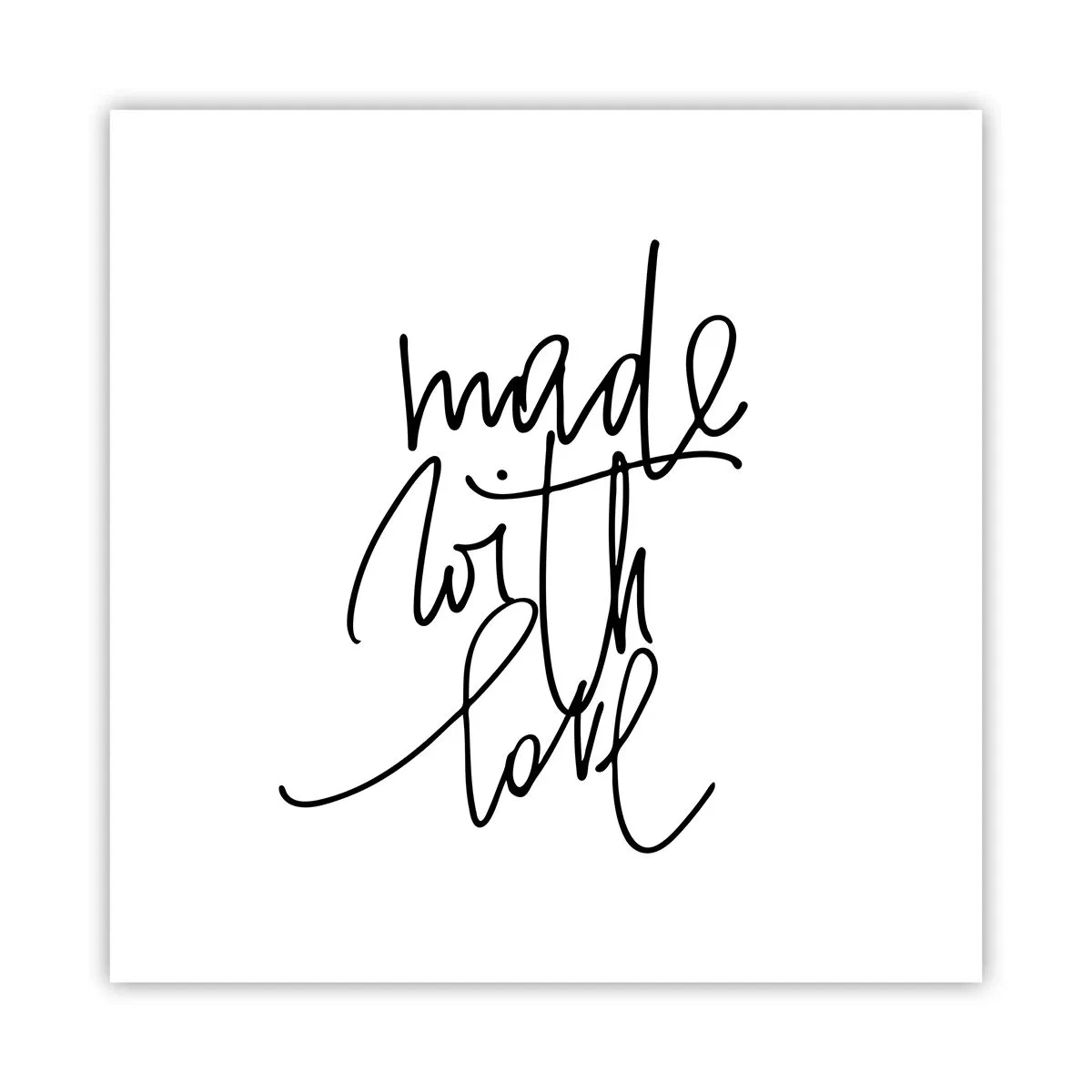 Poster - Die beste Marke - 40x40 cm