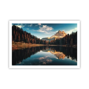Poster - Doppelte Landschaft - 91x61 cm