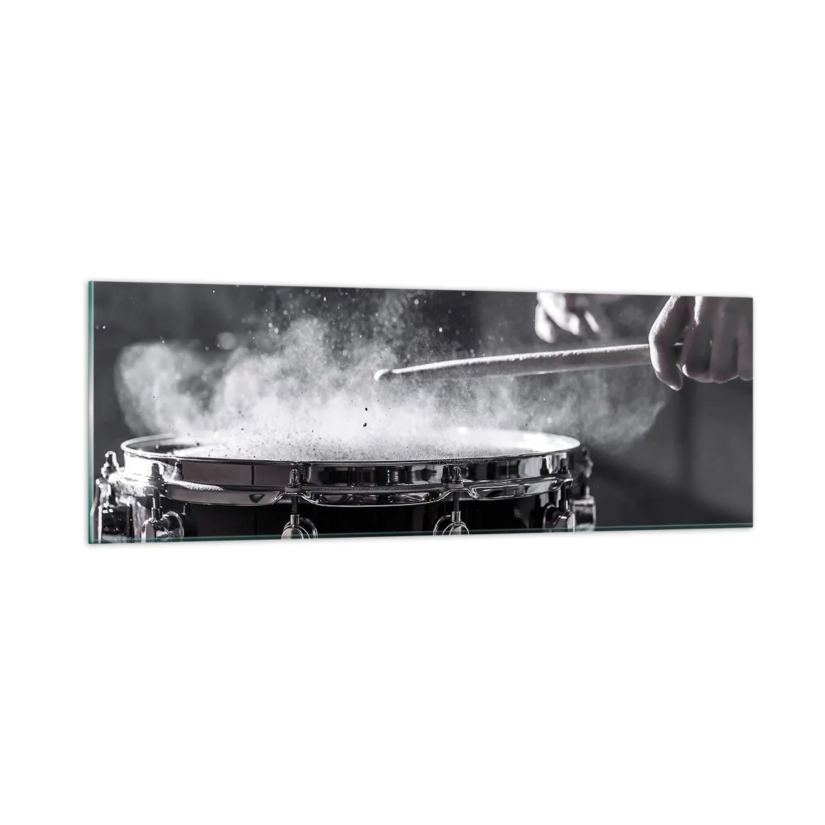 Glasbild - Bild auf glas - Der Puls der Musik - 90x30 cm