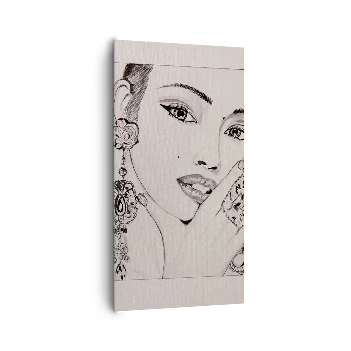 Bild auf Leinwand - Leinwandbild - Das schönste Juwel - 65x120 cm