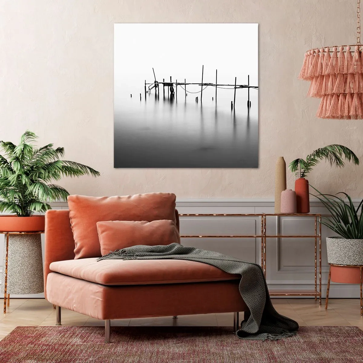 Bild auf Leinwand - Leinwandbild - Was ist, wenn es keine Welt gibt? - 40x40 cm