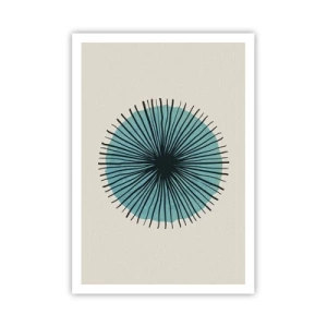 Poster - Strahlend im Blau - 70x100 cm