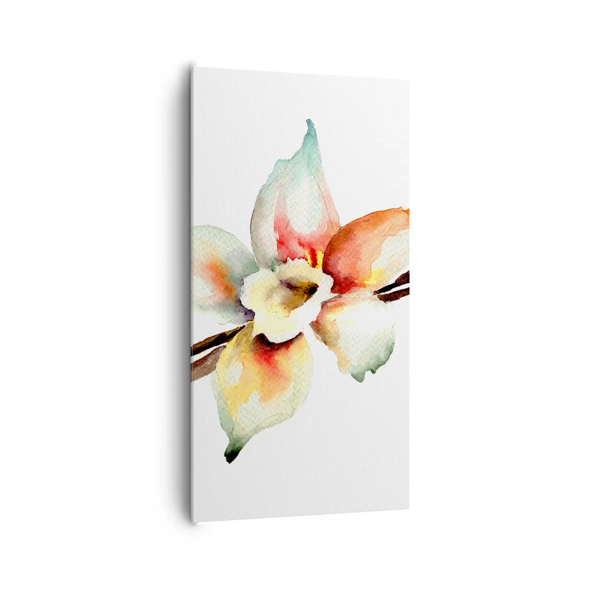 Bild auf Leinwand - Leinwandbild - Süße mit Farbe verschüttet - 65x120 cm