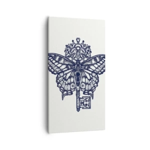 Bild auf Leinwand - Leinwandbild - Alle Geheimnisse des Herzens - 55x100 cm