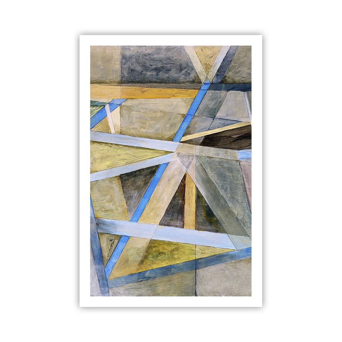 Poster - Gerade oder diagonal? - 61x91 cm