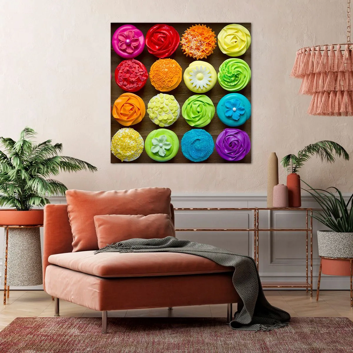 Bild auf Leinwand - Leinwandbild - Alles andere - alles lecker - 30x30 cm