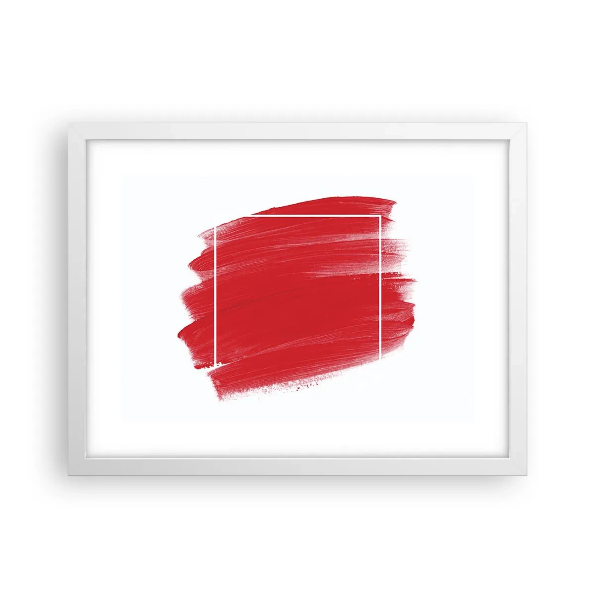 Poster in einem weißen Rahmen - Aus dem Rahmen - 40x30 cm