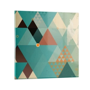 Glasbild - Bild auf glas - Einheit der Vielheit, Vielheit der Einheit - 50x50 cm