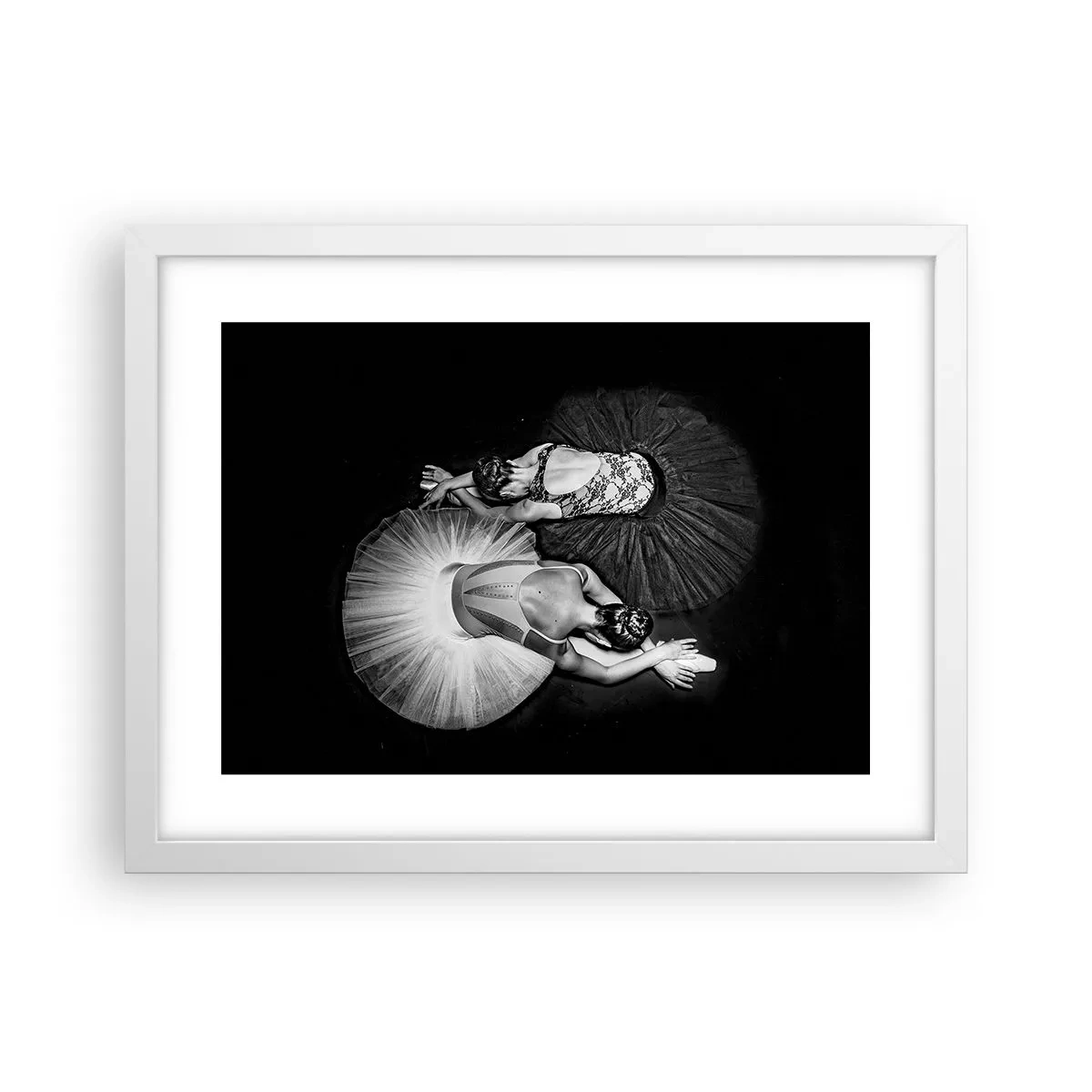 Poster in einem weißen Rahmen - Jin und Jang – perfekte Balance - 40x30 cm