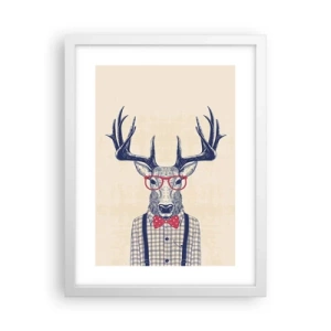 Poster in einem weißen Rahmen - Eine lustige Extravaganz - 30x40 cm