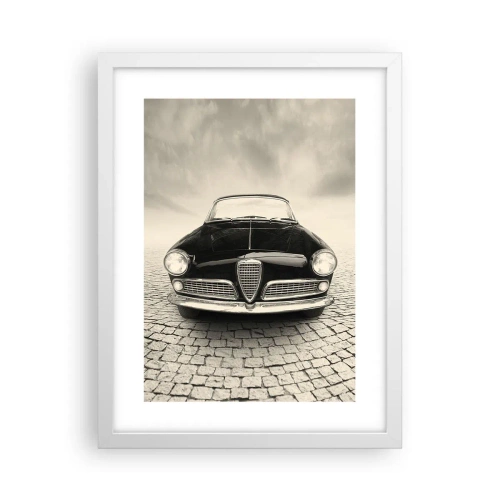Poster in einem weißen Rahmen - Man muss mich einfach lieben - 30x40 cm