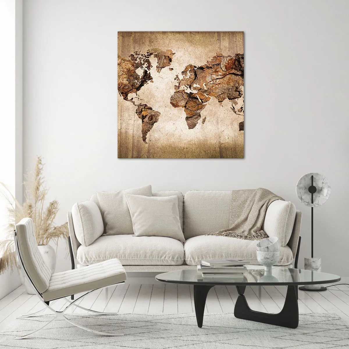 Glasbild - Bild auf glas - Entdeckung der Welt - 50x50 cm