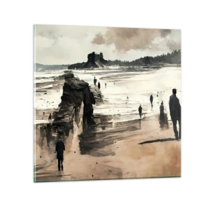 Glasbild - Bild auf glas - Einberufen - 70x70 cm