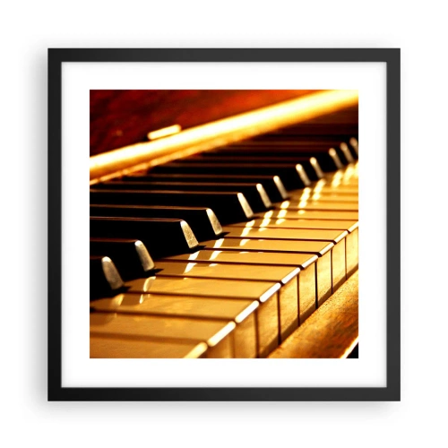 Poster in einem schwarzem Rahmen - Endlose Möglichkeiten - 40x40 cm