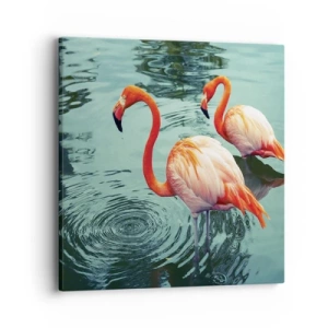 Bild auf Leinwand - Leinwandbild - Wir sind jetzt in Mode - 40x40 cm