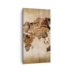 Bild auf Leinwand - Leinwandbild - Entdeckung der Welt - 55x100 cm