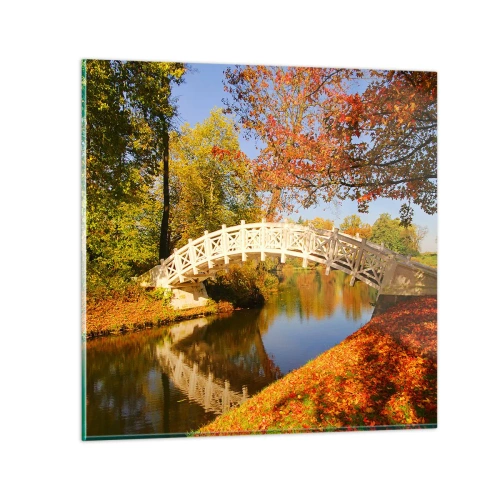 Glasbild - Bild auf glas - Auf der weißen Seufzerbrücke - 30x30 cm