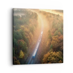 Bild auf Leinwand - Leinwandbild - Herbstreise - 30x30 cm