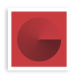 Poster - Kreisbewegung - 60x60 cm