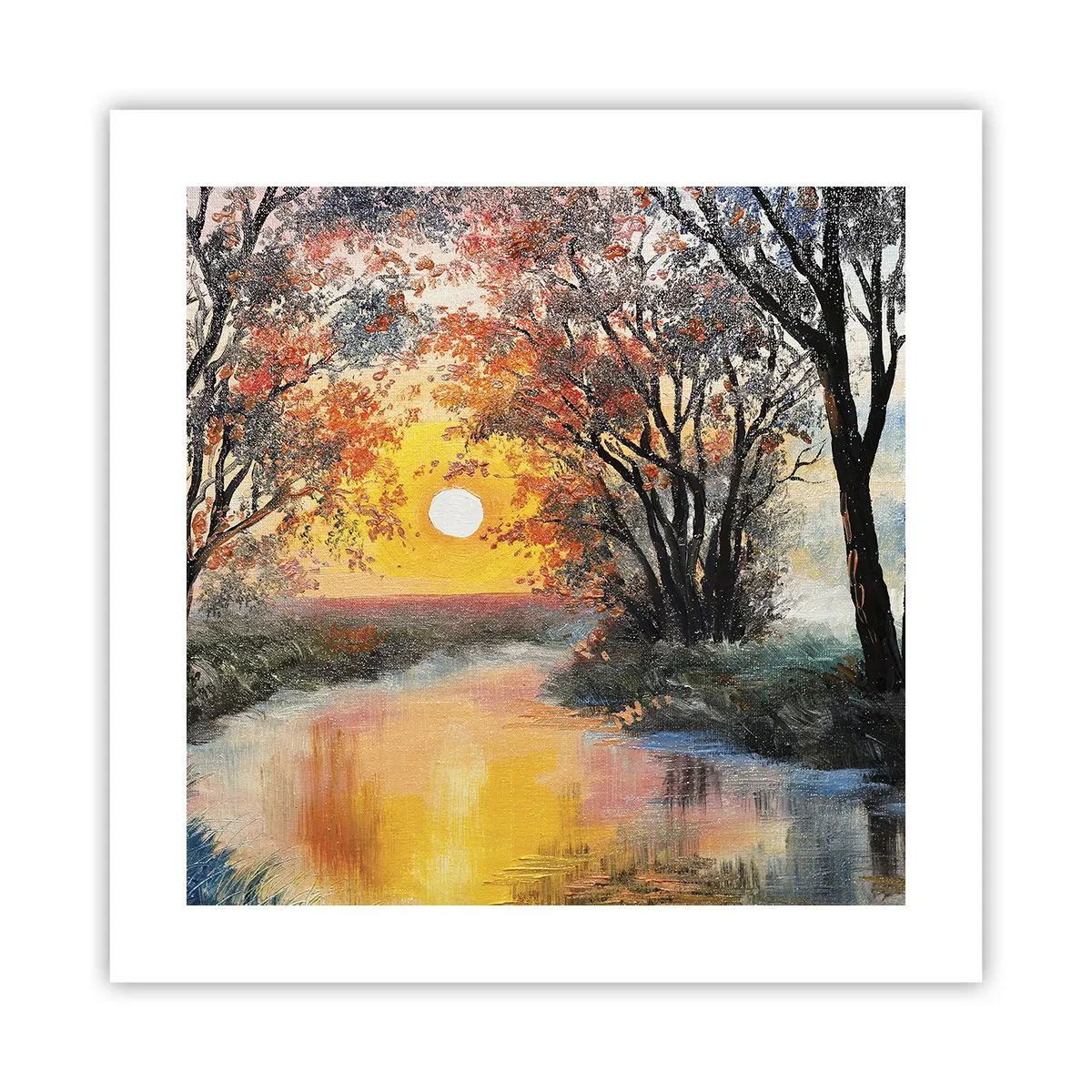 Poster - Herbststimmung - 40x40 cm