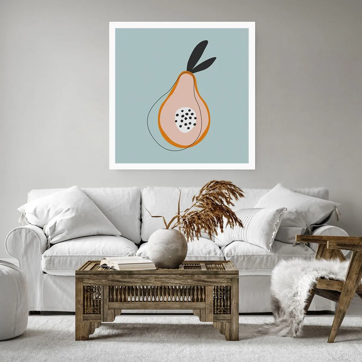 Poster - Durchdringe die Natur der Dinge - 40x40 cm