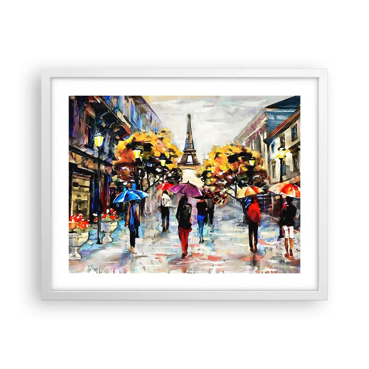 Poster in einem weißen Rahmen - Besonders schön im Herbst - 50x40 cm