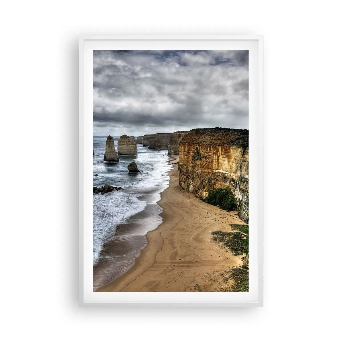 Poster in einem weißen Rahmen - Rohe Schönheit - 61x91 cm