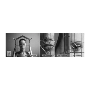 Fototapeten Muster Premium Sand - Ein leicht surreales Portrait - Frau, Stück, Modell - 100x30 cm