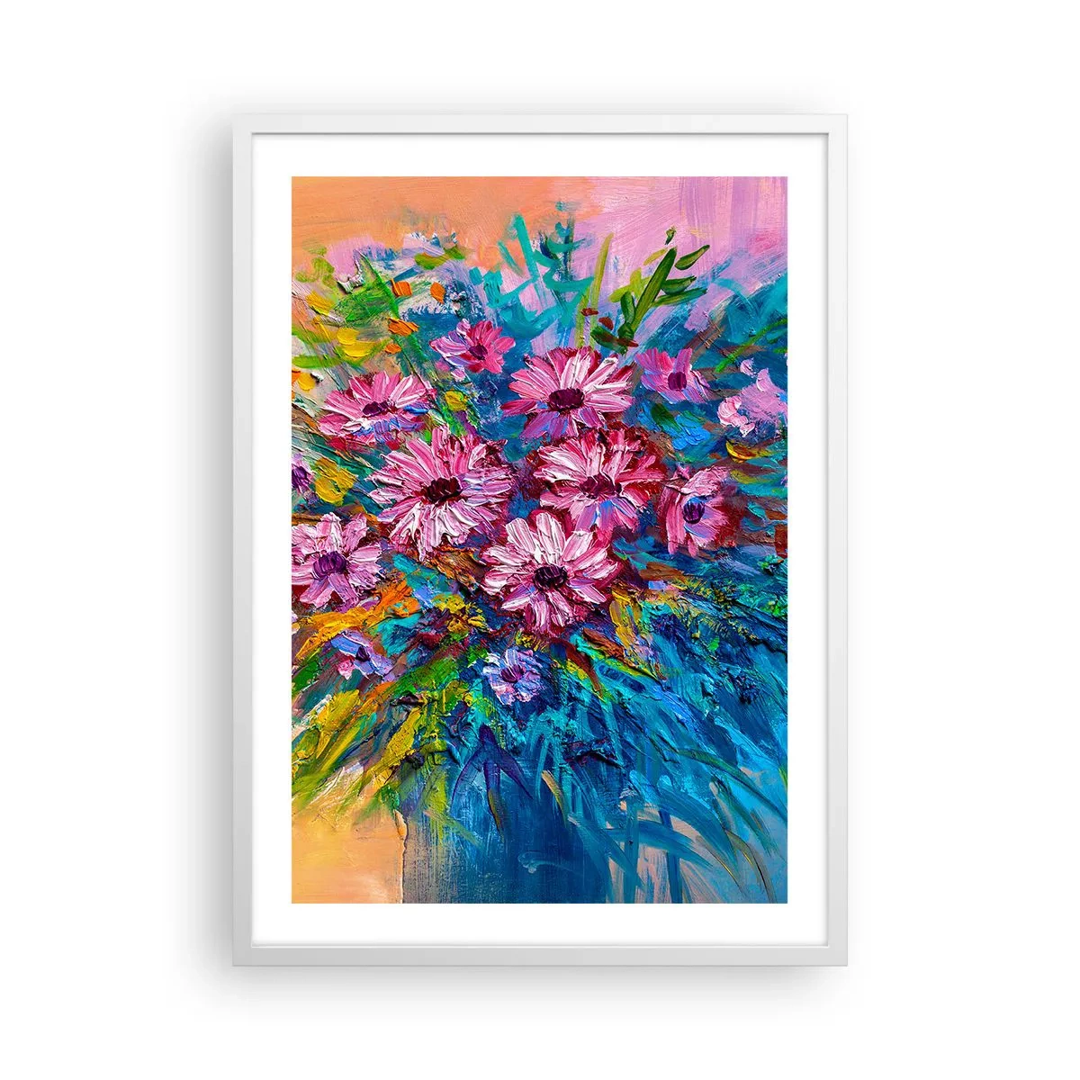 Poster in einem weißen Rahmen - Lebensenergie - 50x70 cm