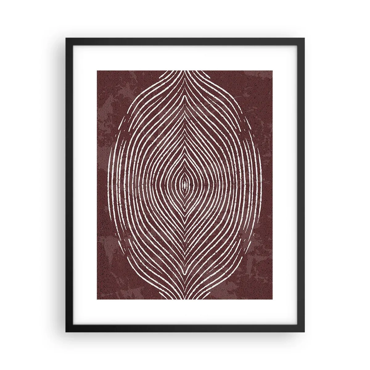 Poster in einem schwarzem Rahmen - Der Raum spricht - 40x50 cm