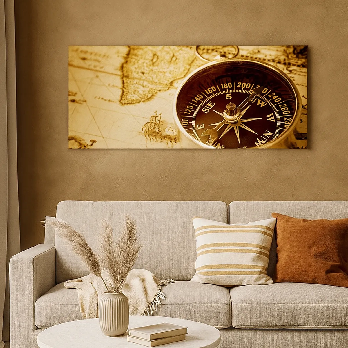 Bild auf Leinwand - Leinwandbild - Ost oder West? - 30x30 cm