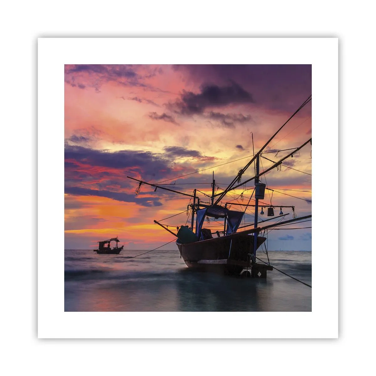 Poster - Exotischer Abend - 40x40 cm