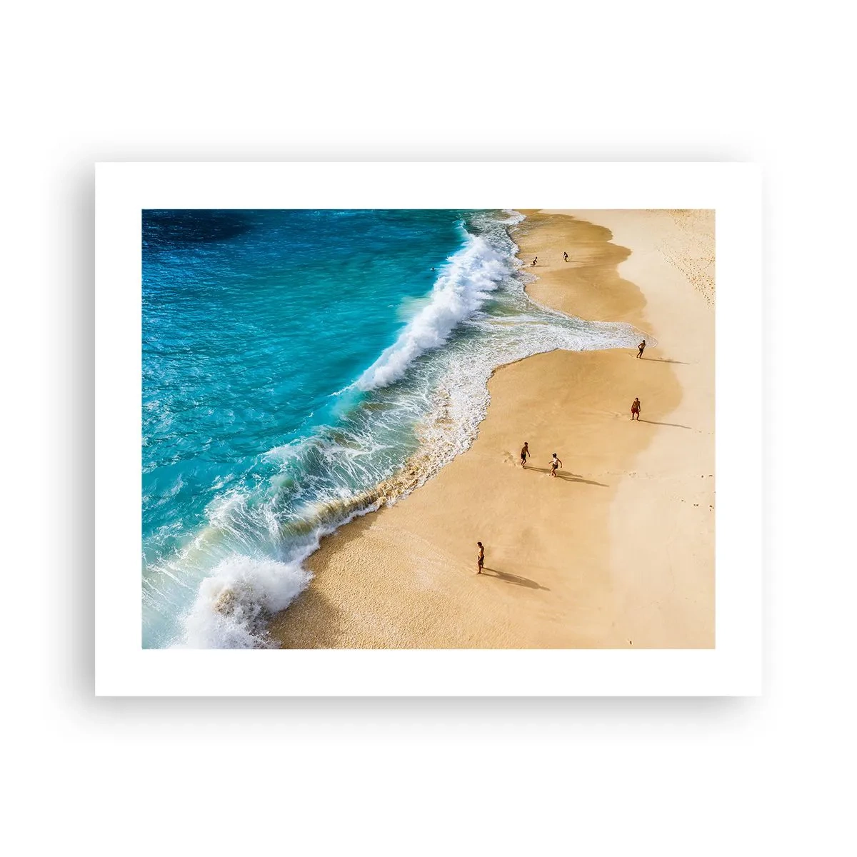 Poster - Und dann die Sonne, der Strand… - 50x40 cm