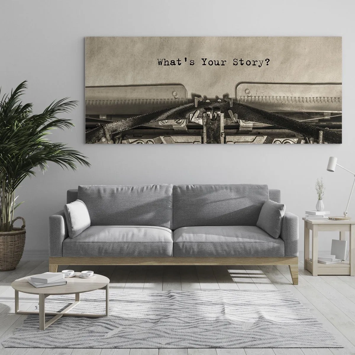 Glasbild - Bild auf glas - Erzähl es mir - 100x40 cm