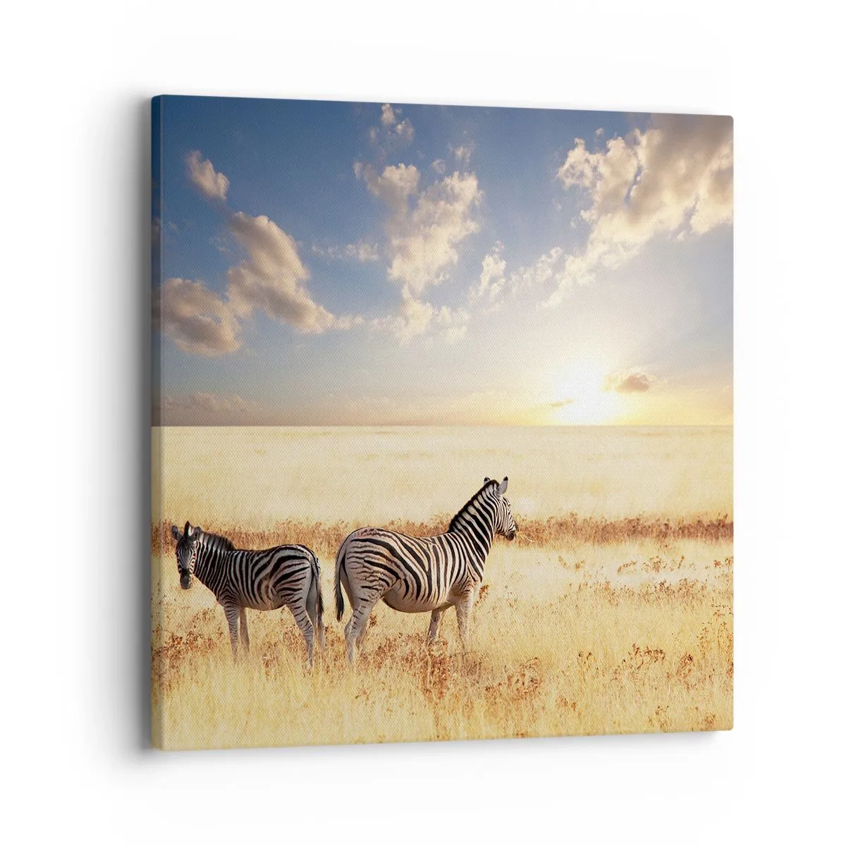 Bild auf Leinwand - Leinwandbild - Geh weg, sei nicht in Frieden - 40x40 cm