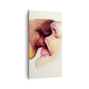 Bild auf Leinwand - Leinwandbild - Wie Tag und Nacht, Erde und Himmel - 65x120 cm