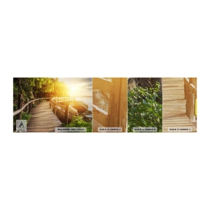 Fototapeten Muster Premium Canvas - Noch eine Wendung, ein weiteres Wunder - Landschaft, Strandpromenade, Meer - 100x30 cm