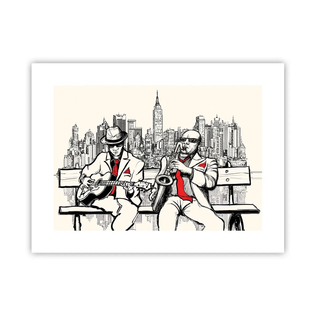 Poster - New Yorker Improvisation - 40x30 cm